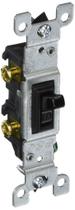 Interruptor seletor Leviton 1451-2E 15Amp 120V monopolar preto