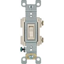 Interruptor seletor Leviton 204-RS115-TCP 15A 120V Light Almond
