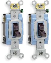 Interruptor seletor Leviton CS120-2 20Amp 120/277V Brown Pack 2