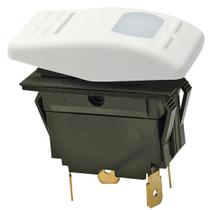 Interruptor seletor SEACHOICE 10991 DPDT On-Off-On 12V branco