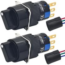 Interruptor seletor ZJWZJH Mini Rotary 16mm 5A 250V 2 posições
