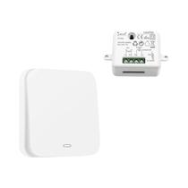 Interruptor Sem Fio À Prova d'Água Controle Remoto LoraTap Kinetic Autoalimentado RF 433Mhz Fácil De