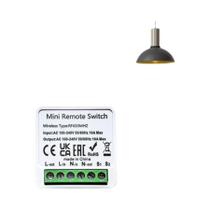 Interruptor Sem Fio Inteligente 16A Módulo RF 433Mhz Controle Remoto De 4 Teclas Mini Relé AC