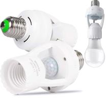 Interruptor Sensor Presença Soquete com Fotocélula para Instalação Fácil