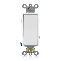 Interruptor silencioso de 3 vias Leviton Decora Plus 20 Amp 120/277V