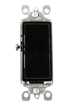 Interruptor silencioso de pólo único Leviton de 15 A 120/277V Decora Rocker