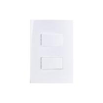 Interruptor Simpl+Interruptor Paral Margirius Sleek Placa4X2 Interruptor Simpl+Interruptor Paral Margirius Sleek Placa4X2