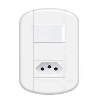 Interruptor Simples 1 Tecla e Tomada 20A Blanc Mais Fame