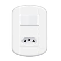 Interruptor Simples 1 Tecla e Tomada 20A Blanc Mais Fame