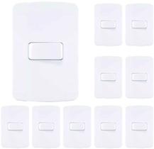 Interruptor Simples 10A 250V Conjunto 4x2 - 10 Unid