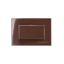 Interruptor Simples 10A 250V Para Movel Marrom Sleek Interruptor Simples 10A 250V Para Movel Marrom Sleek