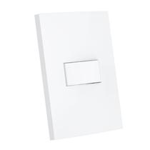 Interruptor Simples 10A 4x2 1 Tecla Branco Dubai Enerbras