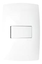 Interruptor Simples 10a 4x2 Home Branco Com Placa Blux