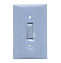 Interruptor Simples 10A De Parede Branco Flp Paris 1420001