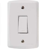 Interruptor Simples 10A Lux2 Tramontina - Conjunto de Interruptor Branco - Sistema Modular - 13335 Interruptor Simples 10A Lux2 Tramontina - Conjunto de Interruptor Branco - Sistema Modular - 13335