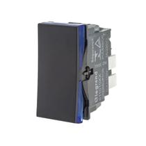 Interruptor Simples 10A250V B. Automatic 1M Preta 611010PT