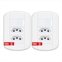 Interruptor Simples 16a/250v~ E 2tom 2p+t 250v~ 20AM Fame- Kit 2