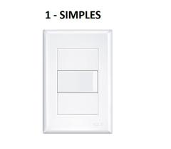 Interruptor simples 16a com placa 3741 evidence fame