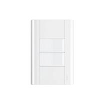 Interruptor Simples 2 Teclas Com Placa 4x2 Fame Modulare