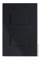 Interruptor Simples 2 Teclas Completo Blux Preto Santini