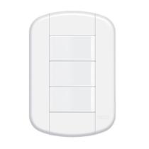 Interruptor Simples 3 Teclas Branco 4X2 Blanc Mais Fame