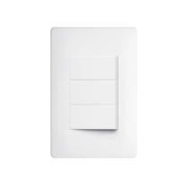 Interruptor Simples 3 Teclas Com Placa 4x2 Fame Habitat Interruptor Simples 3 Teclas Com Placa 4x2 Fame Habitat