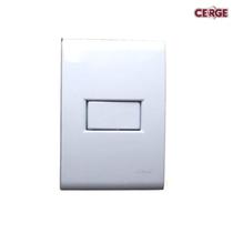 Interruptor Simples 4x2 10A C/ Placa Espelho Branco - Cerge