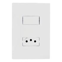 Interruptor Simples 4x2 Ilumi Pratika 6A 250V Elétrica Luz Residencial Técnica Obra Instalação Interruptor Simples 4x2 Ilumi Pratika 6A 250V Elétrica Luz Residencial Técnica Obra Instalação