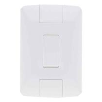 Interruptor Simples 6A Linha Aria Tramontina Placa Branca Modular Suporte Fixação Facilitada