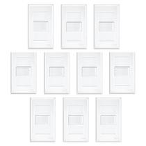 Interruptor Simples C/ Placa 4x2 (10un) - Evidence Fame