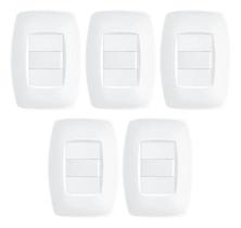 Interruptor Simples Com Placa 4x2 Fame Elegance - Kit 5 Un.