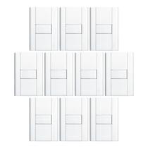 Interruptor Simples Com Placa 4x2 Fame Modulare - Kit 10 Un