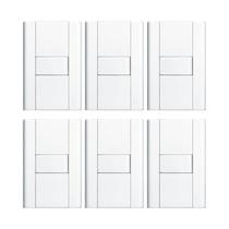 Interruptor Simples Com Placa 4x2 Fame Modulare - Kit 6 Un