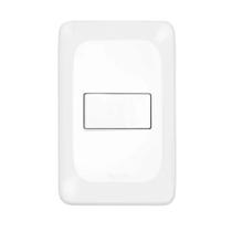 Interruptor simples com placa Pial Pop 4x2 10A 250V branco LGX010 - 85365090 - Pial Legrand