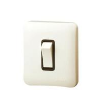 Interruptor simples com placa sistema x alumbra s/ caixinha kit de 3pçs por R 26,70.