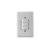 Interruptor Simples Com Placa Stylus 4X2 250V 6A 2019 ILUMI
