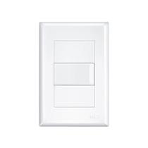 Interruptor simples com placa+suporte 4x2 Fame Evidence