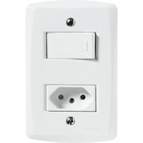 Interruptor Simples com Tomada 2P+T 10A