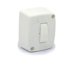 Interruptor Simples de Sobrepor Branco 10A/250V - 051ESB - Enerbras Interruptor Simples de Sobrepor Branco 10A/250V - 051ESB - Enerbras