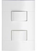Interruptor Simples Duplo 4x2 Branca Lunare PRM43141