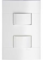 Interruptor Simples Duplo 4x2 Branca Lunare PRM43141