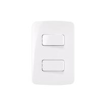 Interruptor Simples Duplo e Interruptor Paralelo MarGirius B3 10A com Placa 4x2 Branco