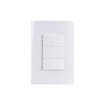 Interruptor Simples Duplo E Interruptor Paralelo Margirius Sleek 10a Com Placa 4x2 Branco Interruptor Simples Duplo E Interruptor Paralelo Margirius Sleek 10a Com Placa 4x2 Branco