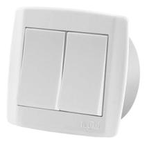 Interruptor Simples Duplo P/ Móveis Ilumi Slim