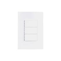 Interruptor Simples e Interruptor Paralelo Duplo MarGirius Sleek 10A com Placa 4x2 Branco Interruptor Simples e Interruptor Paralelo Duplo MarGirius Sleek 10A com Placa 4x2 Branco