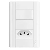 Interruptor Simples e Tomada Modulare 2P+T 20A/250V - Fame