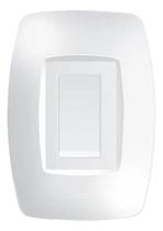 Interruptor Simples Fame Elegance Com Placa Vert. 4x2 Branco