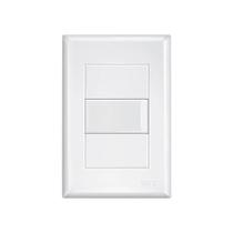 Interruptor Simples Fame Evidence Com Placa 4x2 Branco Interruptor Simples Fame Evidence Com Placa 4x2 Branco