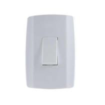 Interruptor Simples Horizontal 250V 10A - Linha Slim - Ilumi