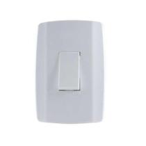 Interruptor Simples Horizontal Linha Slim 250V 10A com Design Moderno Ilumi Materiais Elétricos Interruptor Simples Horizontal Linha Slim 250V 10A com Design Moderno Ilumi Materiais Elétricos